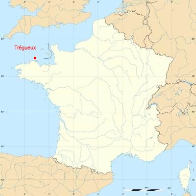 Fond de carte avec Trégueux