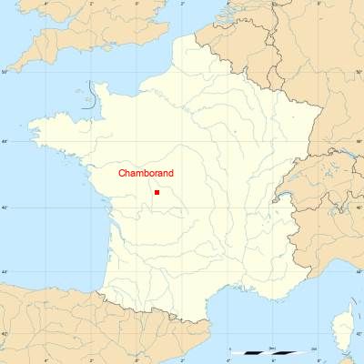 Fond de carte avec Chamborand