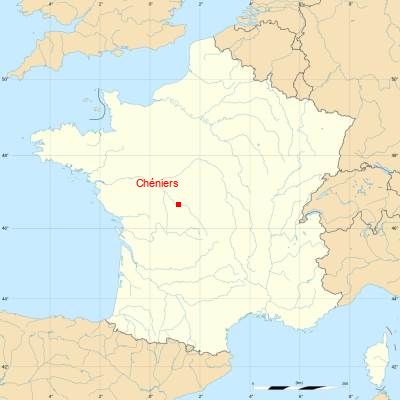 Fond de carte avec Chéniers