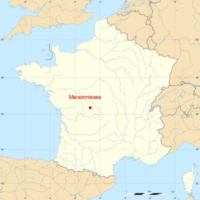 Fond de carte avec Maisonnisses