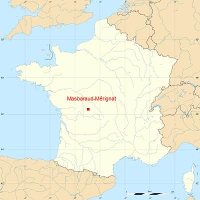 Fond de carte avec Masbaraud-Mérignat