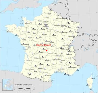 Carte de Saint-Domet