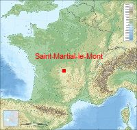 localisation mairie de Saint-Martial-le-Mont