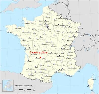 Carte de Badefols-d'Ans