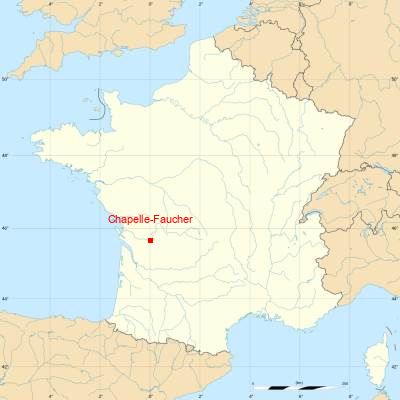 Fond de carte avec Chapelle-Faucher