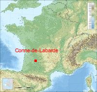 localisation mairie de Conne-de-Labarde