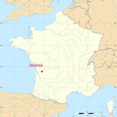 Fond de carte avec Douchapt