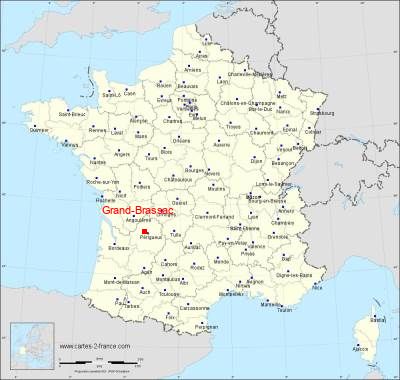 Carte de Grand-Brassac