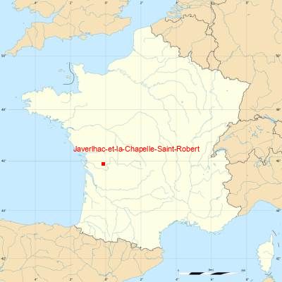 Fond de carte avec Javerlhac-et-la-Chapelle-Saint-Robert