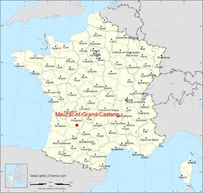 Carte de Mauzac-et-Grand-Castang