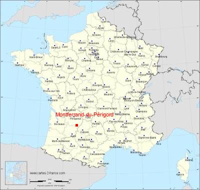 Carte de Montferrand-du-Périgord