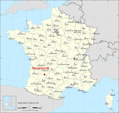 Carte de Naussannes