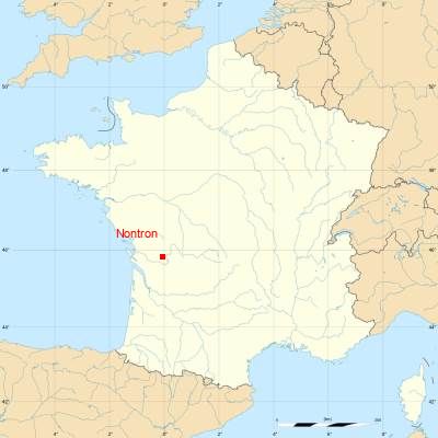 Fond de carte avec Nontron