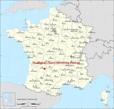 Carte de Rouffignac-Saint-Cernin-de-Reilhac