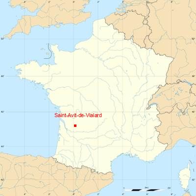 Fond de carte avec Saint-Avit-de-Vialard