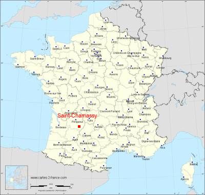 Carte de Saint-Chamassy