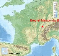 localisation mairie de Brey-et-Maison-du-Bois