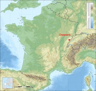 Carte de Chasnans