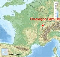 localisation mairie de Chassagne-Saint-Denis