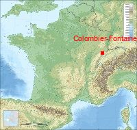 localisation mairie de Colombier-Fontaine