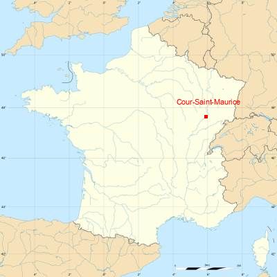 Fond de carte avec Cour-Saint-Maurice