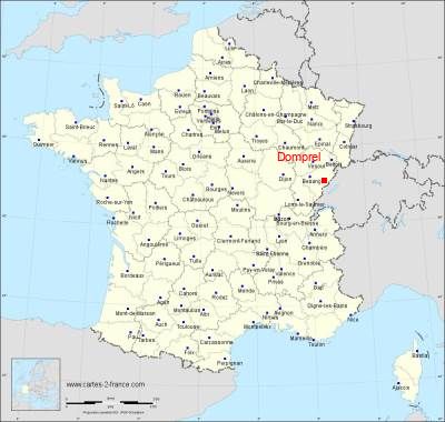 Carte de Domprel