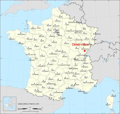 Carte de Déservillers