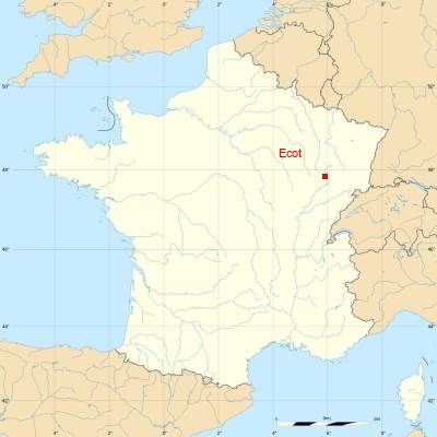 Fond de carte avec Ecot