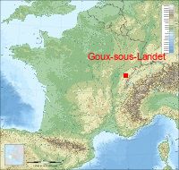 localisation mairie de Goux-sous-Landet