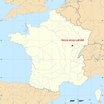 Fond de carte avec Goux-sous-Landet