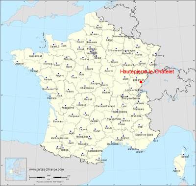 Carte de Hautepierre-le-Châtelet