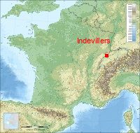 localisation mairie de Indevillers