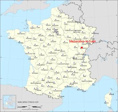 Carte de Mazerolles-le-Salin