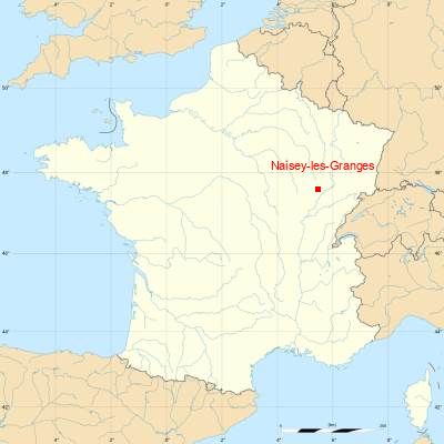 Fond de carte avec Naisey-les-Granges