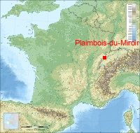 localisation mairie de Plaimbois-du-Miroir