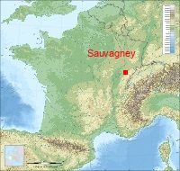 localisation mairie de Sauvagney