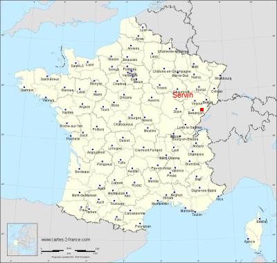 Carte de Servin