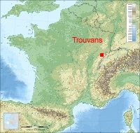 localisation mairie de Trouvans