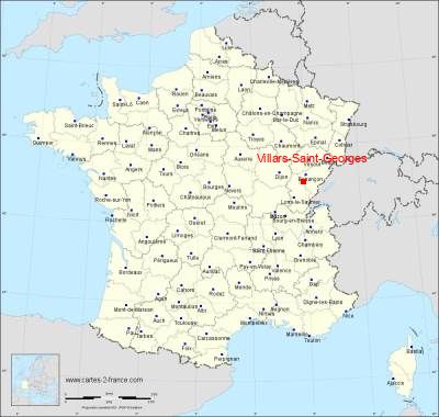 Carte de Villars-Saint-Georges