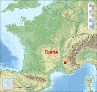localisation mairie de Brette