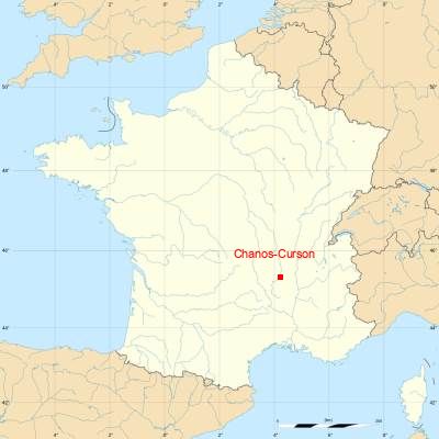 Fond de carte avec Chanos-Curson