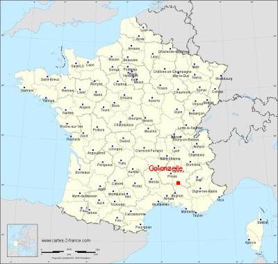 Carte de Colonzelle
