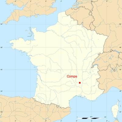 Fond de carte avec Comps