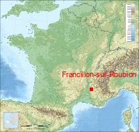 localisation mairie de Francillon-sur-Roubion