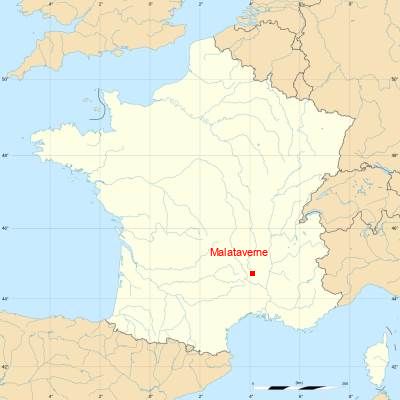 Fond de carte avec Malataverne