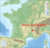 localisation mairie de Mours-Saint-Eusèbe