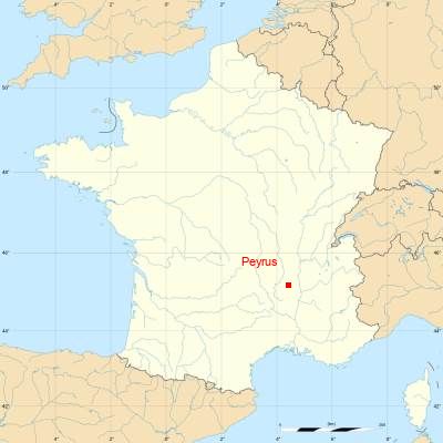 Fond de carte avec Peyrus
