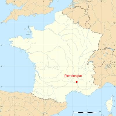 Fond de carte avec Pierrelongue