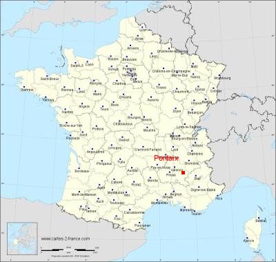 Carte de Pontaix