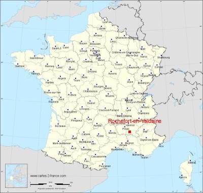 Carte de Rochefort-en-Valdaine